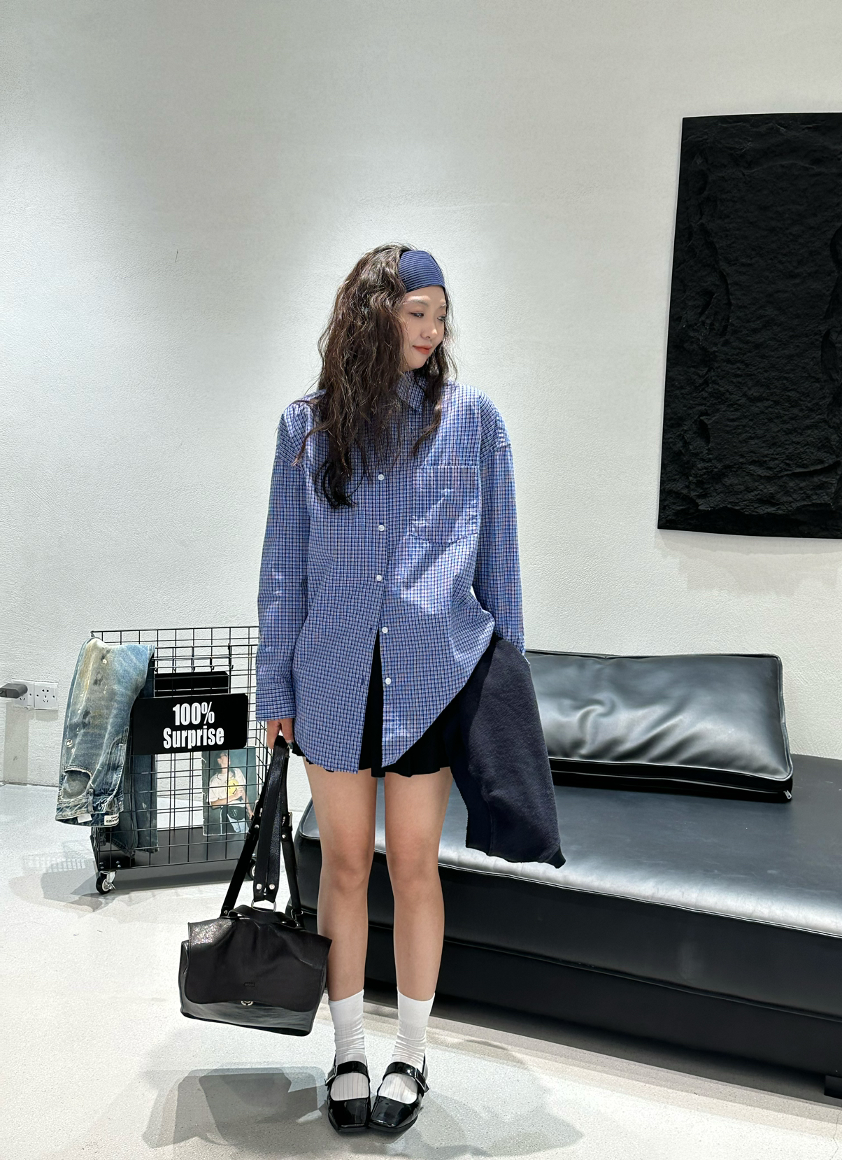 チェック柄シャツワンピース レディース 長袖 ゆったり オーバーサイズ カジュアル きれいめ おしゃれ 春 秋 冬